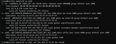 wlan0连接到多个ip，其中43无法使用