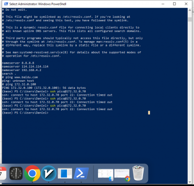 Although I connect pico mini board a to the host computer, I can't ping through host gateway.